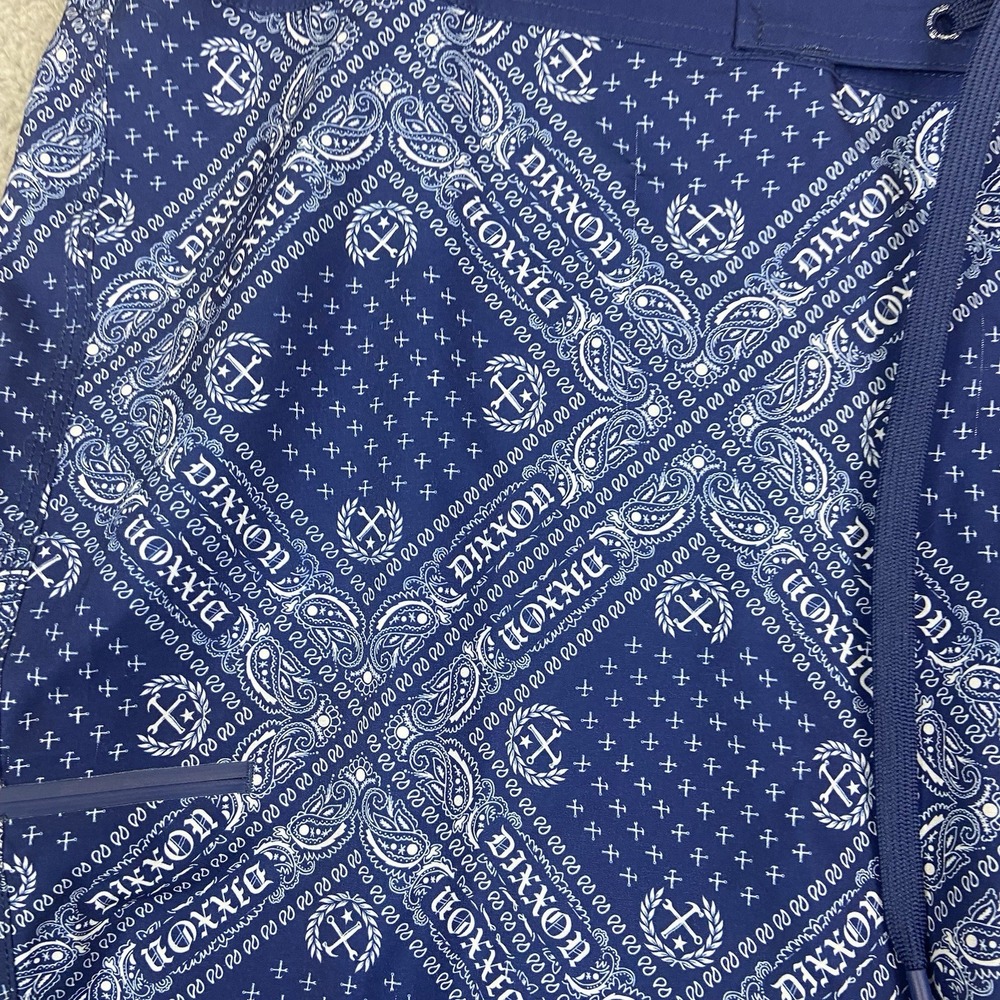 Dixxon Board Shorts Mens Size 40 Blue Paisley Bandana Swim Trunks Surf Beach Dra - Picture 2 of 12